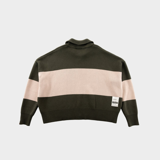 CRAZIMAZING KNIT POLO l OAKMOSS