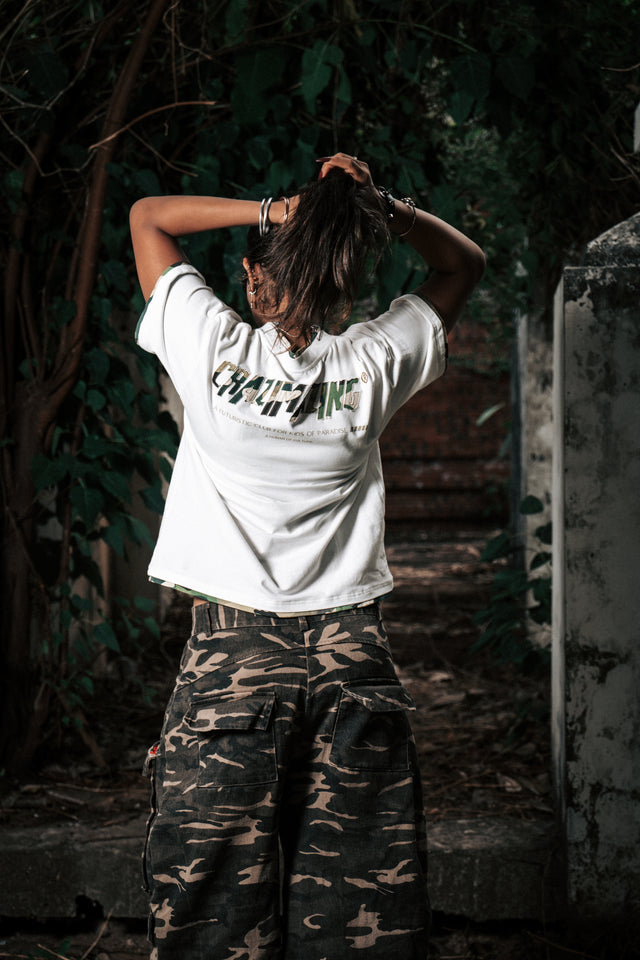 Camo Tee | White-Green