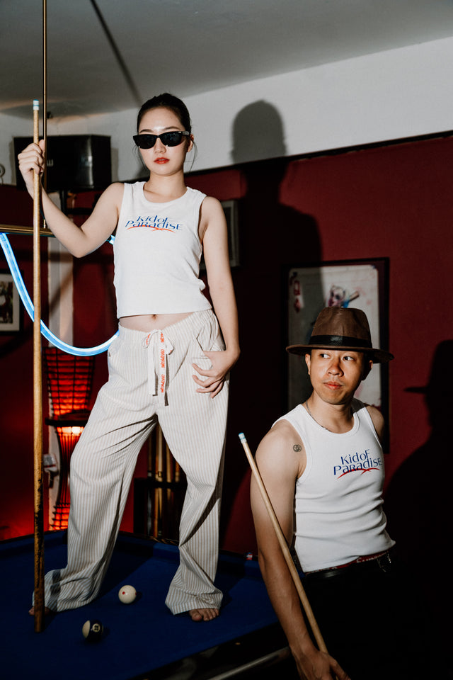 KID OF PARADISE TANK TOP| WHITE