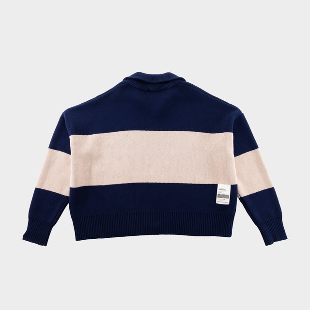 CRAZIMAZING KNIT POLO l NAVY
