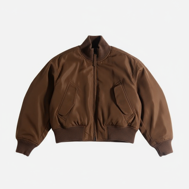 BOMBER JACKET | BROWN