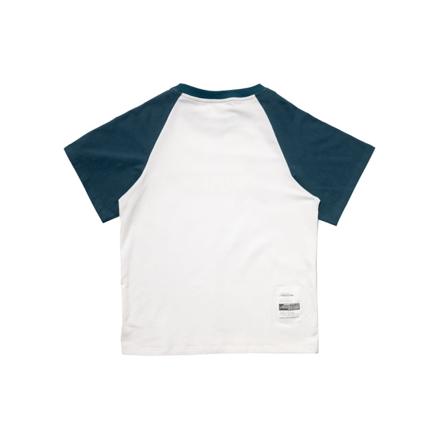 Super Star Baby Tee | White-Green