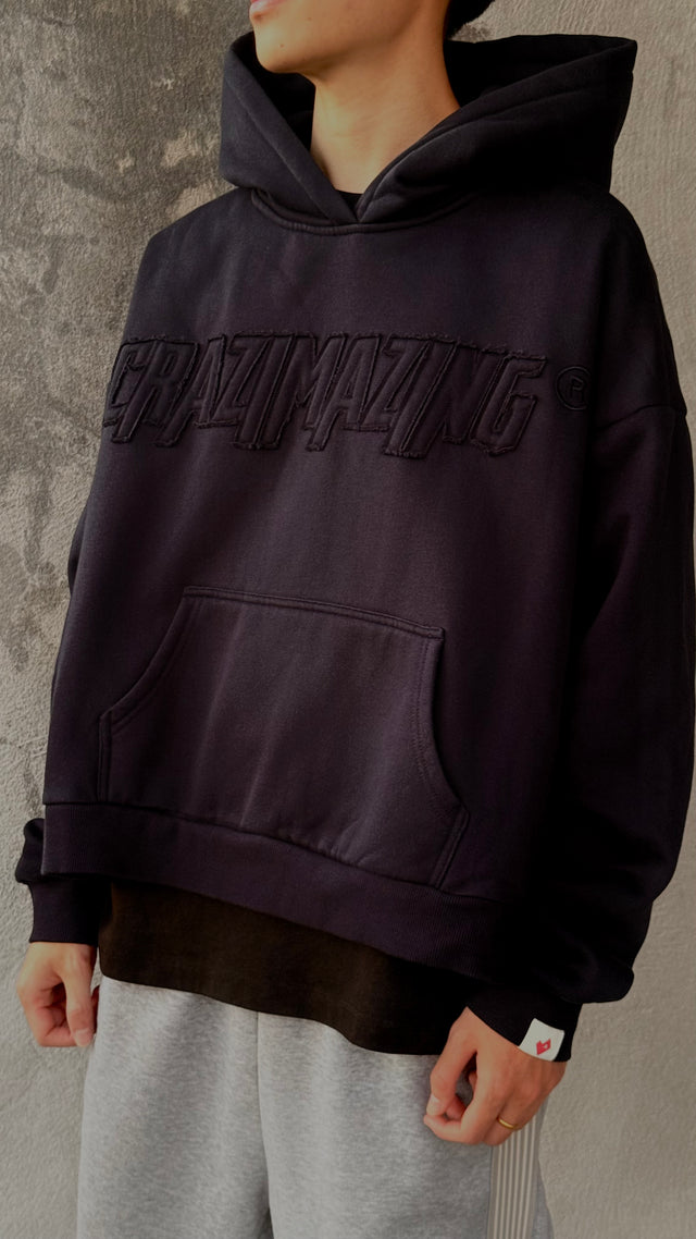 RAW HOODIE | BLACK