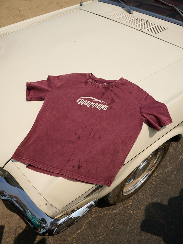 Gasoline Muscle Fit TEE | RED