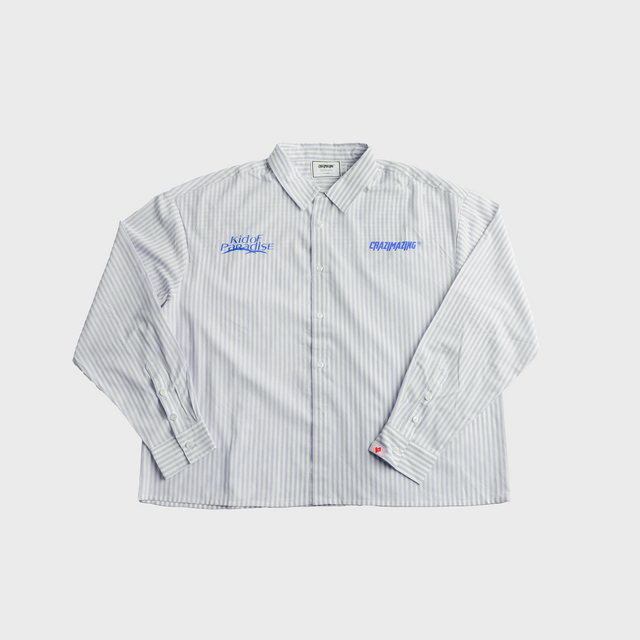 CZ PAJAMAS SHIRT LOGO BLUE | GREY